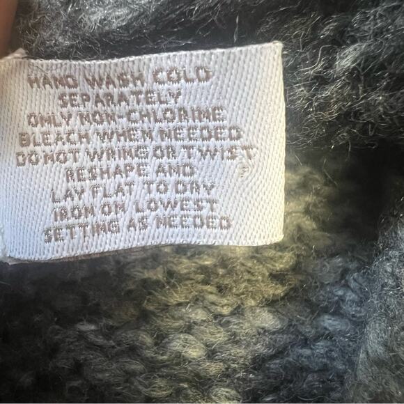 CHICOS Waterfall Open Chunky Sweater Vest Long Womens Large - Picture 4 of 6